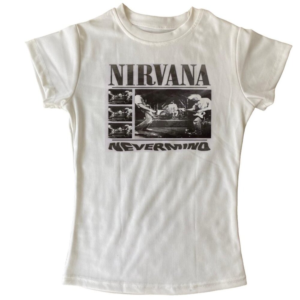💓super cute nirvana baby tee💓